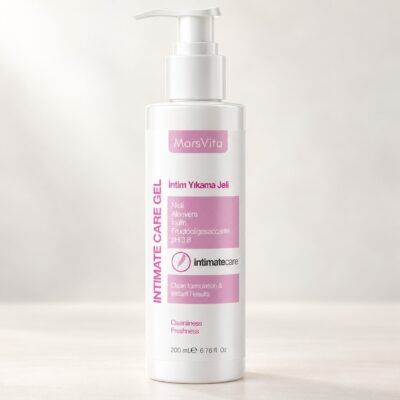 MarsVita İntim Yıkama Jeli yeni pembe ambalaj, 200 ml